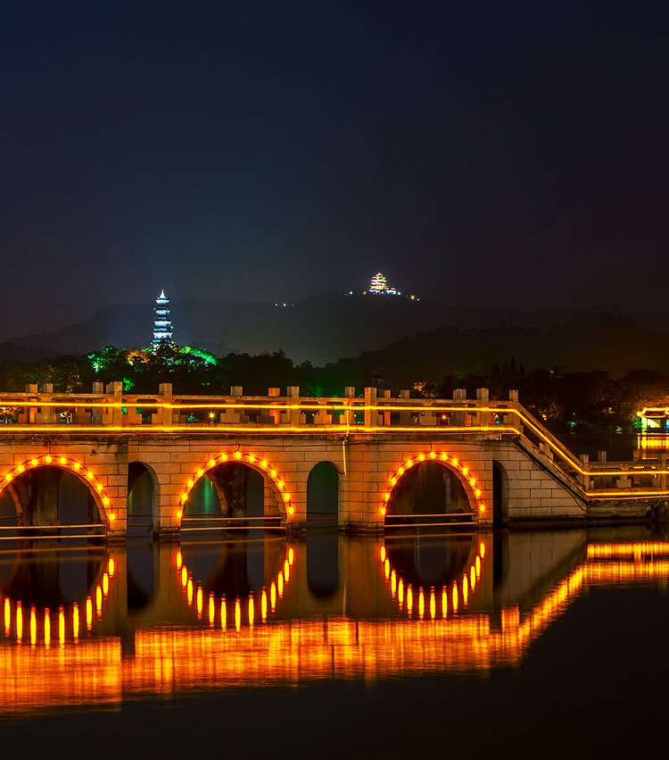 惠州西湖夜景