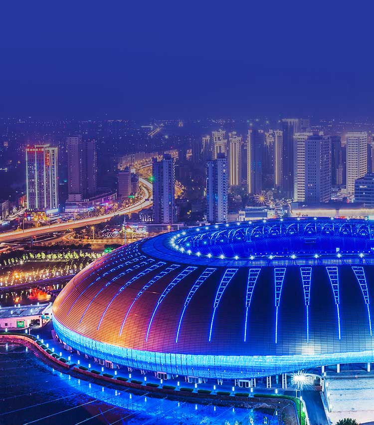 体育馆夜景