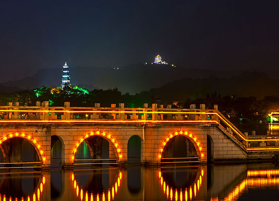 惠州西湖夜景