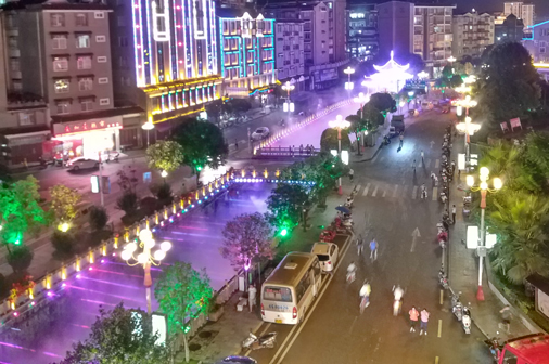 来宾市沿江景观亮化工程案例